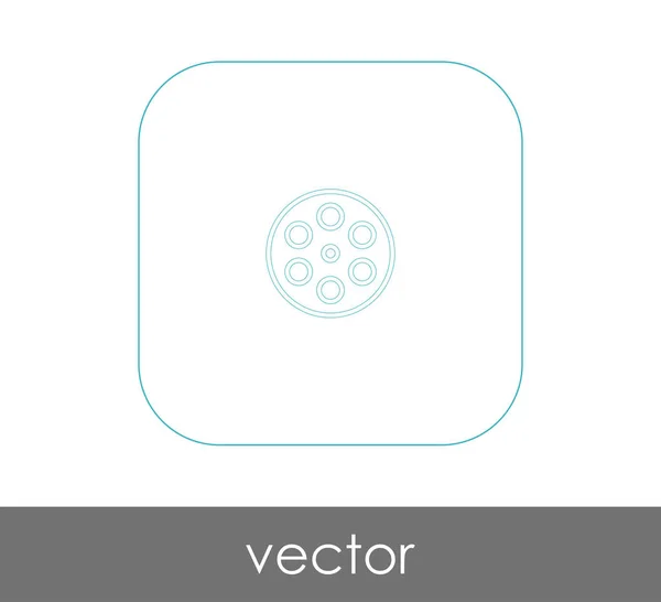 Icono de película — Vector de stock