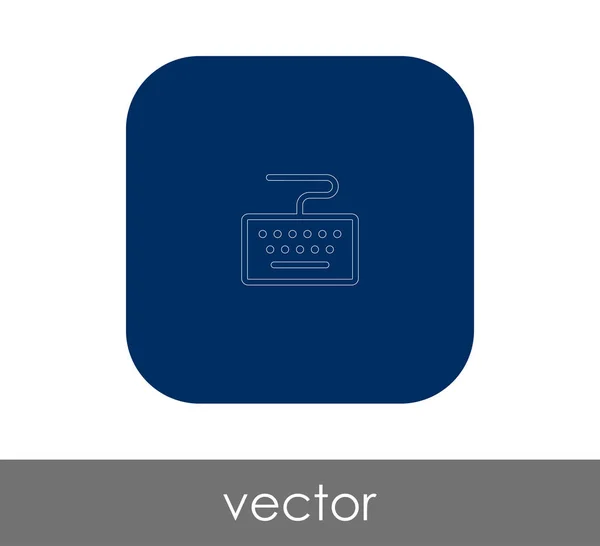 Vektor Illustration Design Des Tastatursymbols — Stockvektor