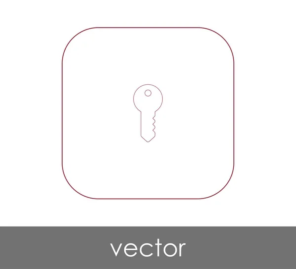 Conception de l'icône clé — Image vectorielle