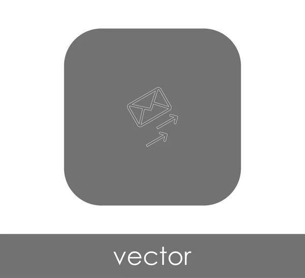 Ícone Envelope Logotipo Ilustração Vetorial — Vetor de Stock