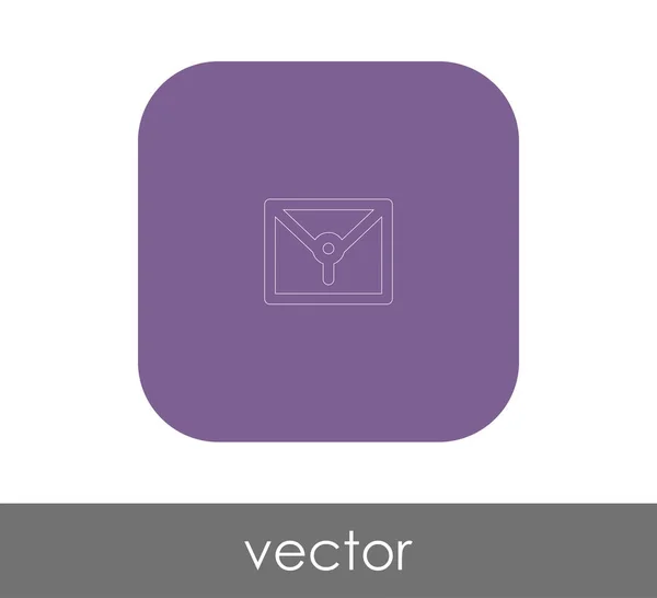 Umschlagsymbol Logo Vektorillustration — Stockvektor