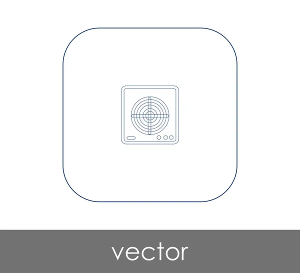 Icono del ventilador — Vector de stock