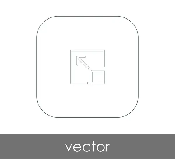 Expandir ícone — Vetor de Stock