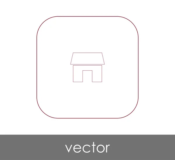 Accueil icône web — Image vectorielle
