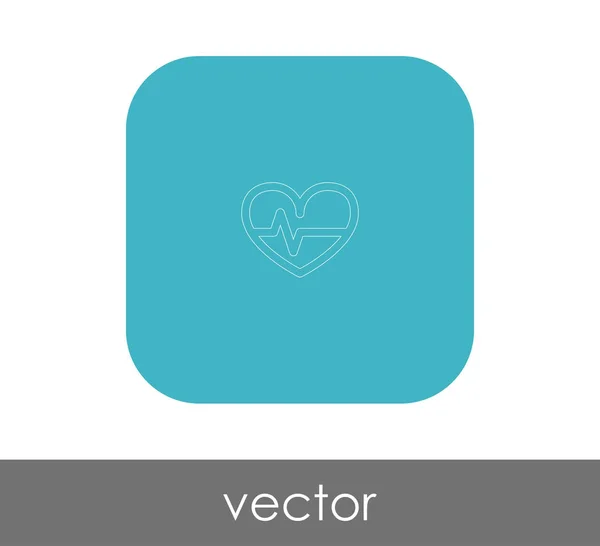 Heart web icon — Stock Vector