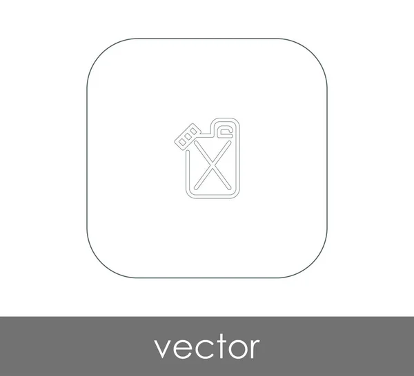 Kraftstoffkanister Symbol Für Webdesign Und Anwendungen Vektorillustration — Stockvektor