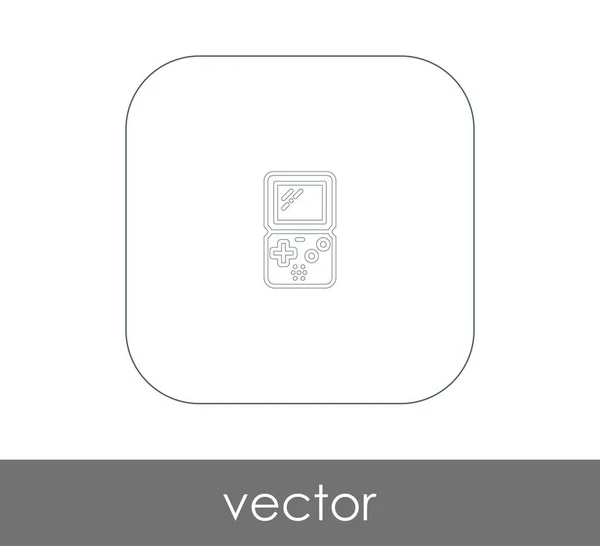 Joystick icono plano — Vector de stock