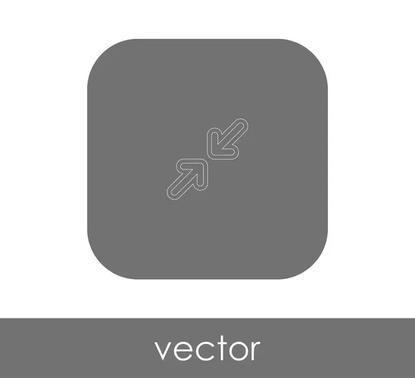 Fit Pijlpictogram Vector Illustratie — Stockvector