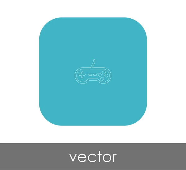 Joystick flat icon — Stock Vector