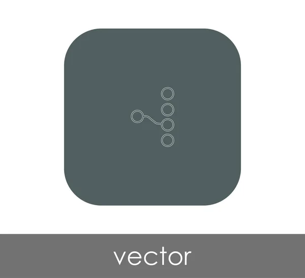 Hierarchie-Websymbol — Stockvektor