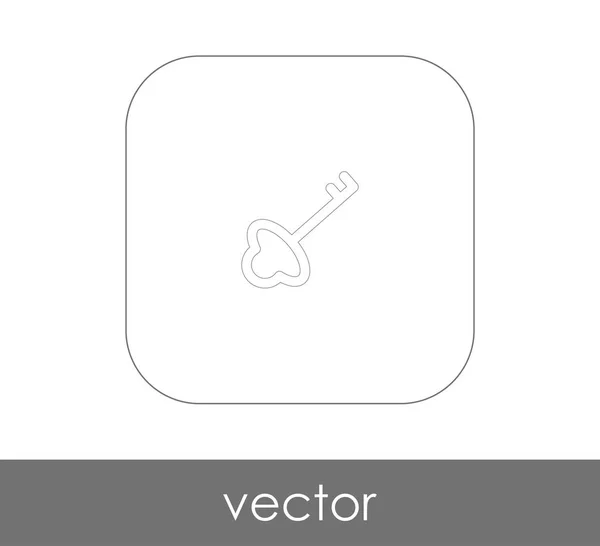 Diseño del icono clave — Vector de stock