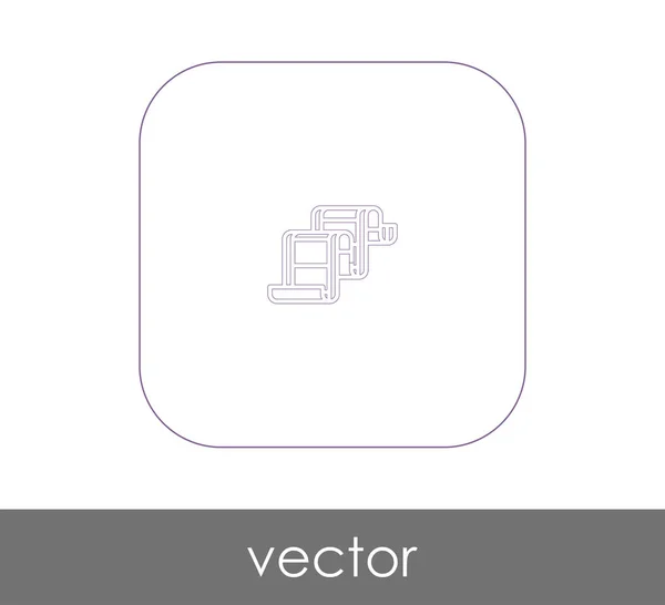 Icono de película — Vector de stock