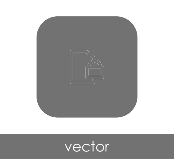 Vektor Illustration Design Des Ordnersymbols — Stockvektor