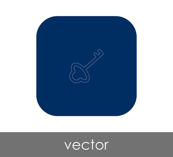 Icono Clave Para Diseño Web Las Aplicaciones — Vector de stock