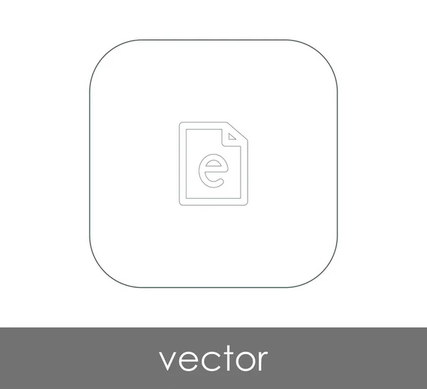 Icône du document — Image vectorielle
