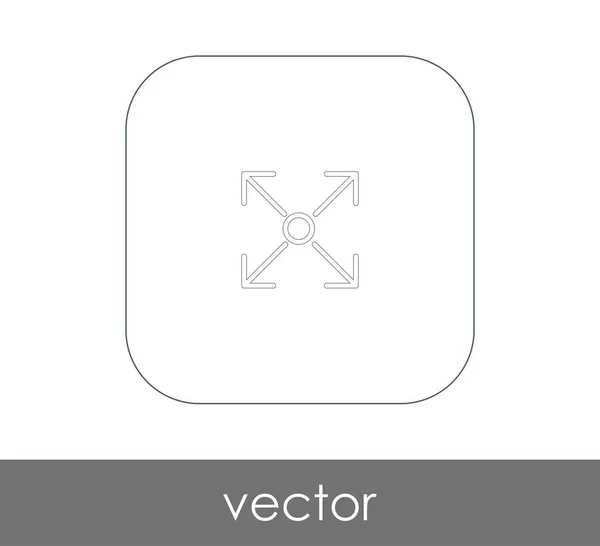 Diseño Ilustración Vectorial Del Icono Pantalla — Vector de stock