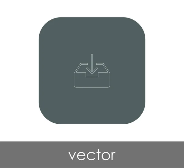 Ícone Arquivo Para Web Design Aplicações — Vetor de Stock