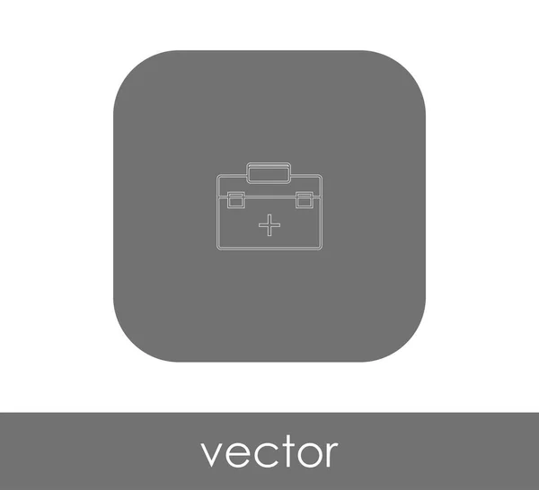 Значок Аптечки Векторная Иллюстрация — стоковый вектор