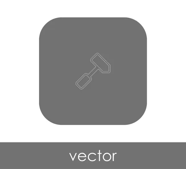 Hamer Pictogram Vector Illustratie — Stockvector