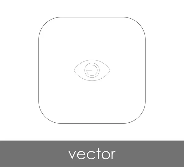Illustration Vectorielle Icône Oeil Logo — Image vectorielle