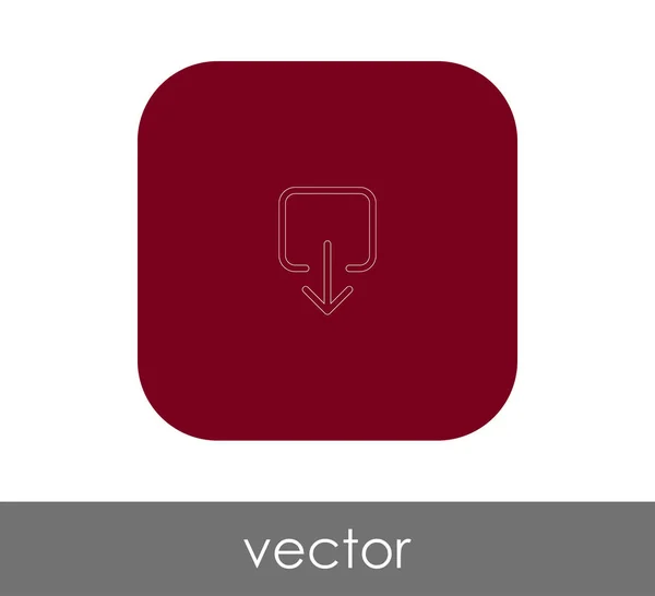 Vektor Illustration Design Des Pfeil Symbols — Stockvektor