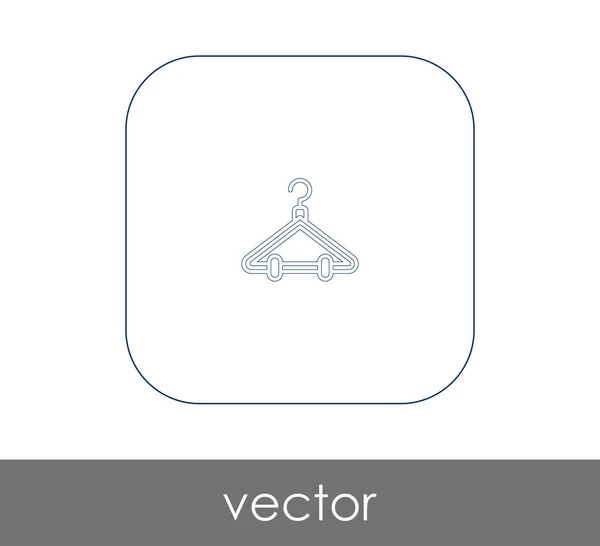 Vektor Illustration Design Des Kleiderbügel Symbols — Stockvektor