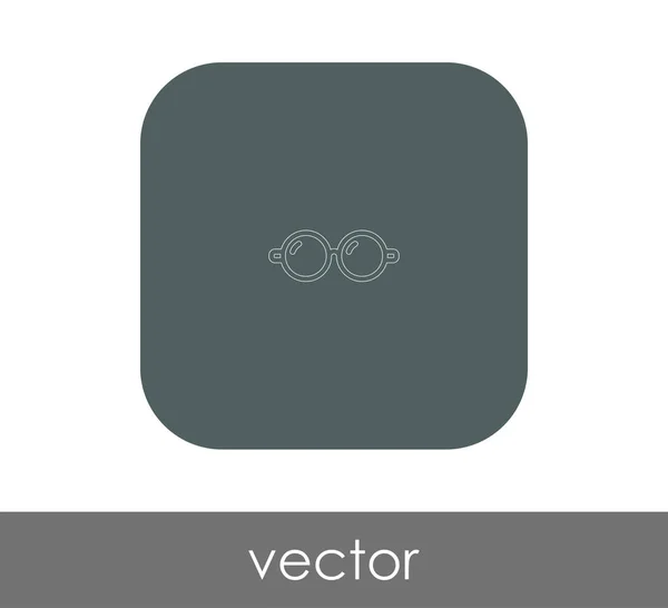 Icono Gafas Graduadas Para Diseño Web Aplicaciones Ilustración Vectorial — Vector de stock