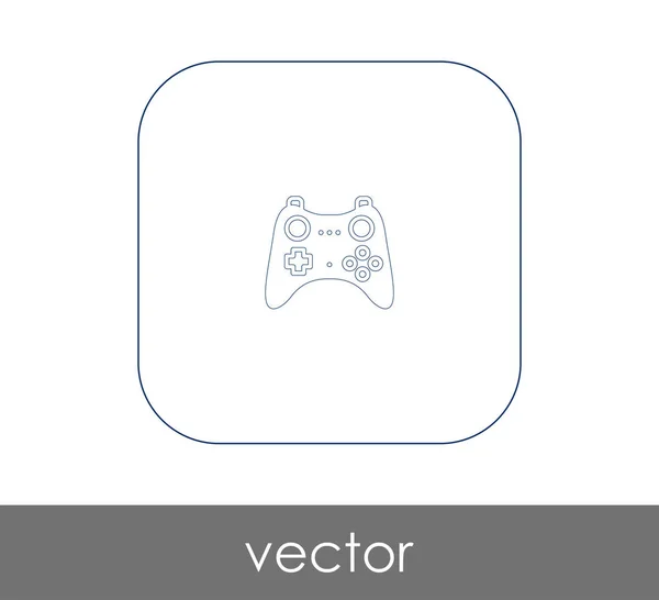 Joystick icono plano — Vector de stock