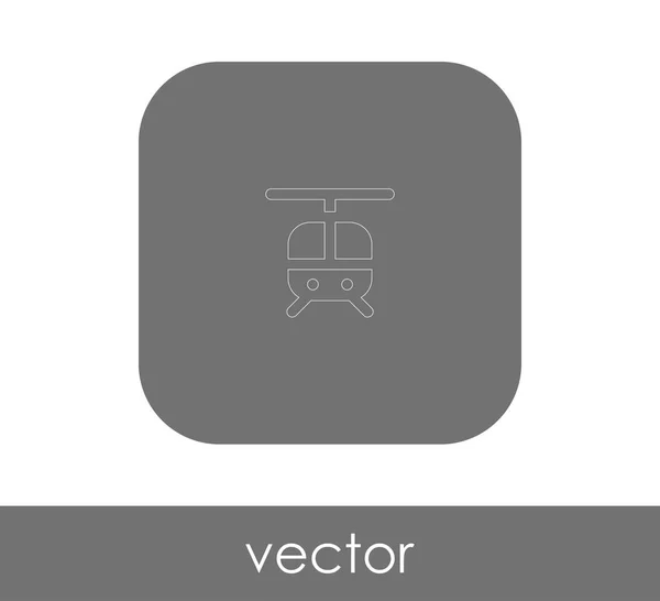 Elicottero Icona Web Illustrazione Vettoriale — Vettoriale Stock