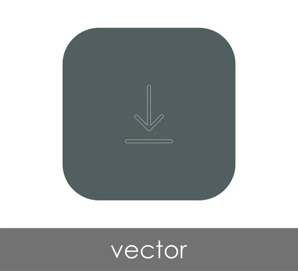 Diseño Ilustración Vectorial Del Icono Flecha — Vector de stock