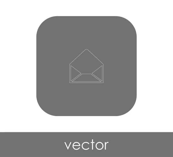 Ícone Envelope Logotipo Ilustração Vetorial — Vetor de Stock