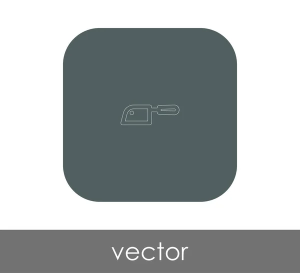 Messer Flach Symbol Vektorillustration — Stockvektor