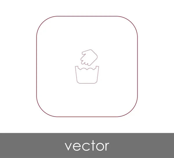Vektor Illustration Design Des Handwaschsymbols — Stockvektor