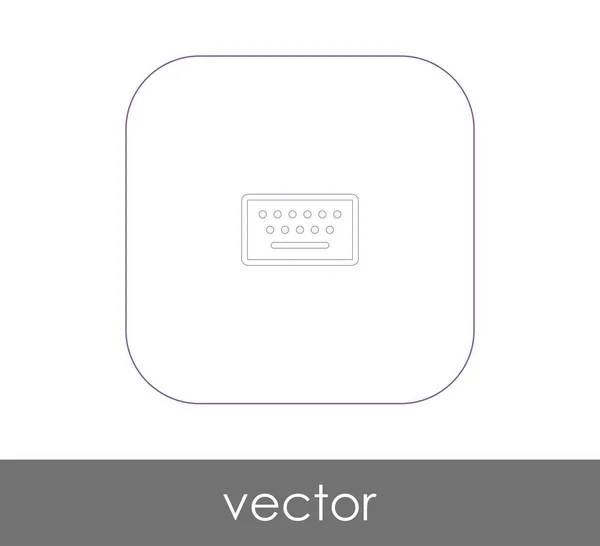 Icono del teclado — Vector de stock