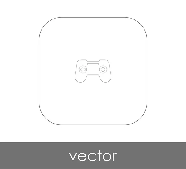 Ícone Joystick Logotipo Ilustração Vetorial — Vetor de Stock