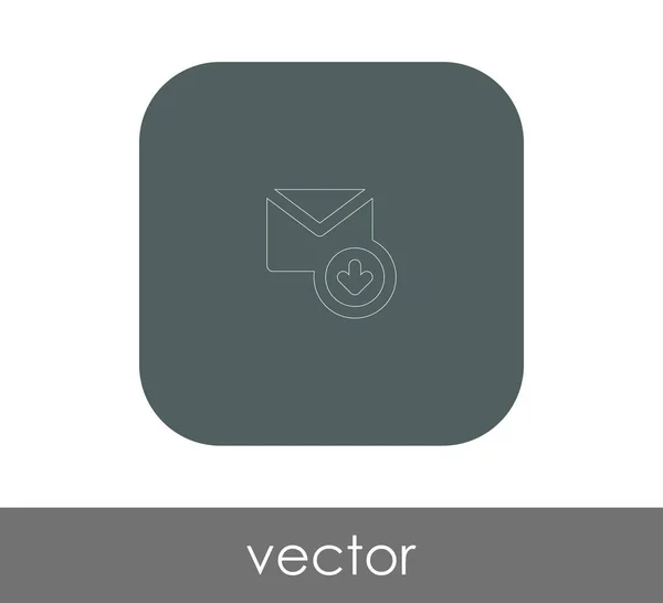 Иконка Безопасной Электронной Почты Векторная Иллюстрация — стоковый вектор