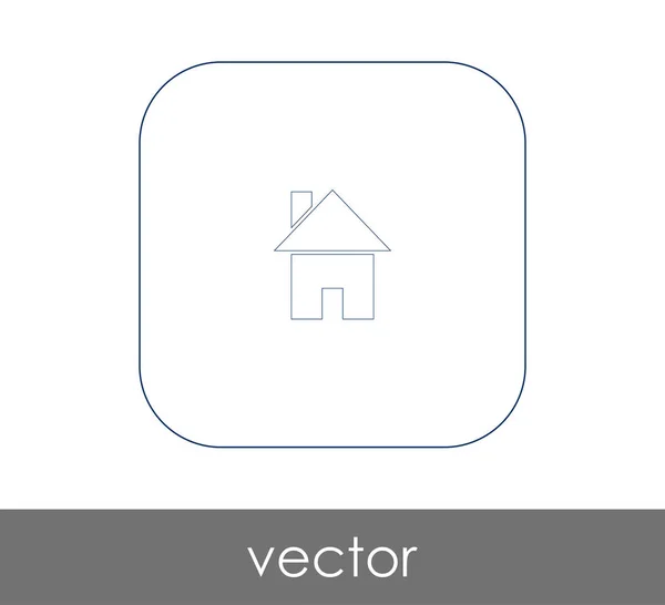 Ícone web Home — Vetor de Stock