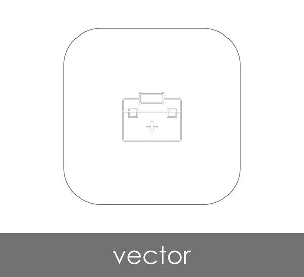 First Aid Kit Icon Vector Illustration — Stock Vector