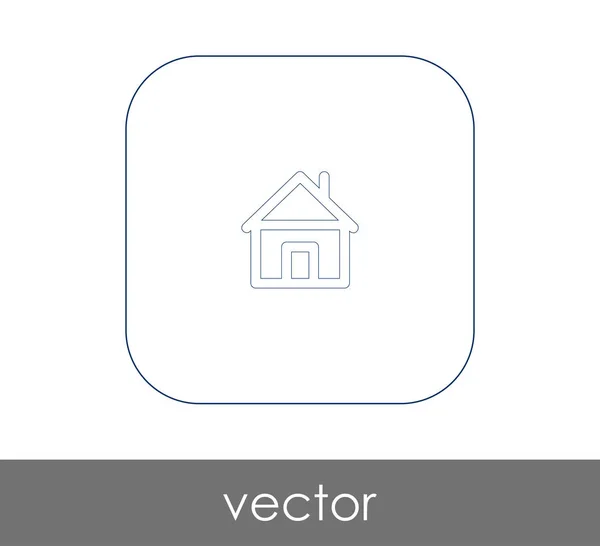 Inicio icono web — Vector de stock