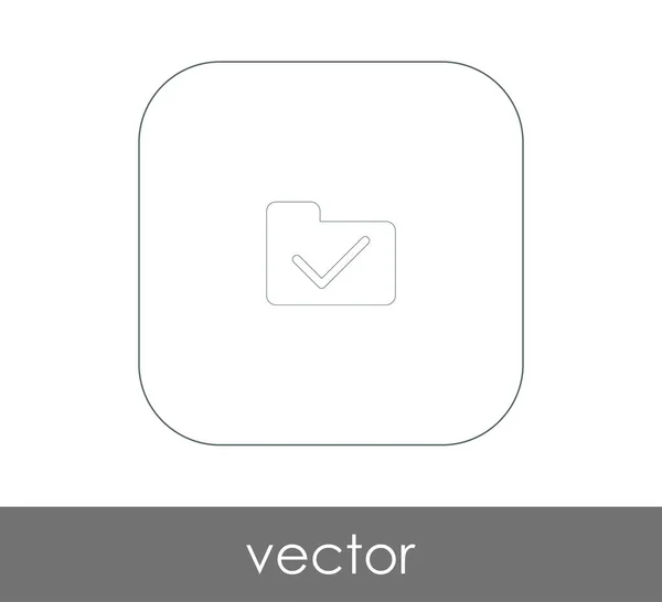 Vektorové Ilustrace Design Ikony Složky — Stockový vektor