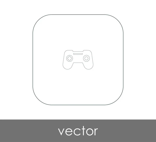 Ícone Joystick Logotipo Ilustração Vetorial — Vetor de Stock