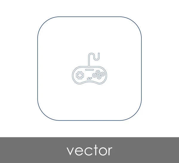 Ícone Joystick Logotipo Ilustração Vetorial — Vetor de Stock