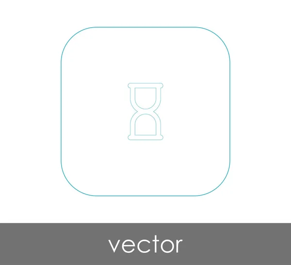 Illustration Vectorielle Icône Sablier Logo — Image vectorielle