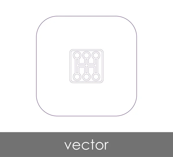 Diseño Ilustración Vectorial Icono Caja Cambios — Vector de stock