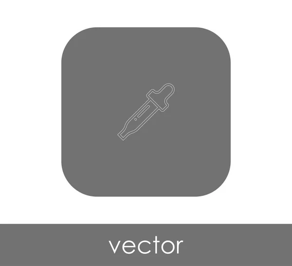 Gotero Icono Vector Ilustración — Vector de stock