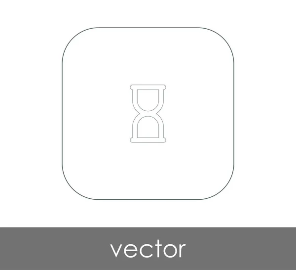 Sanduhr Symbol Vektor Illustration Logo — Stockvektor