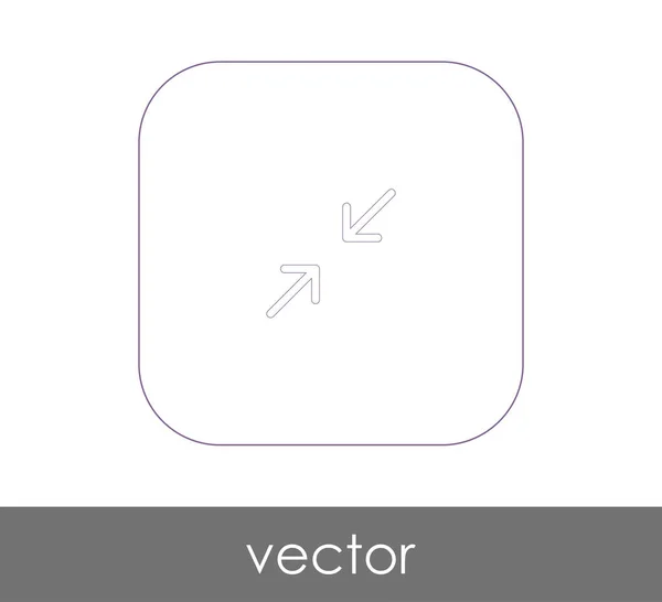 Fit pijlpictogram — Stockvector