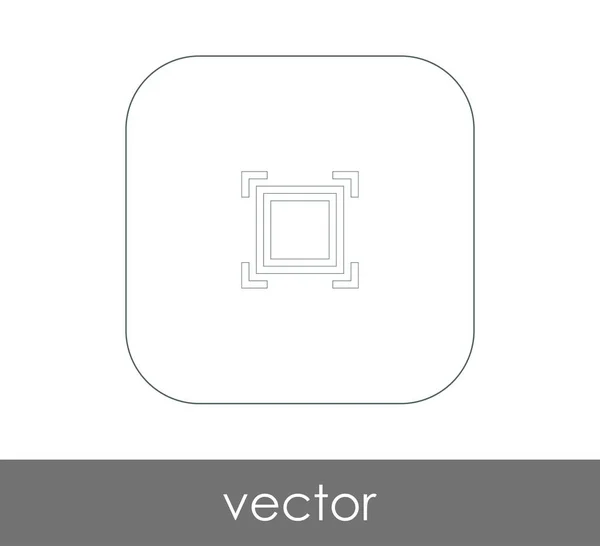 Vector Illustratie Ontwerp Van Focus Camerasymbool — Stockvector