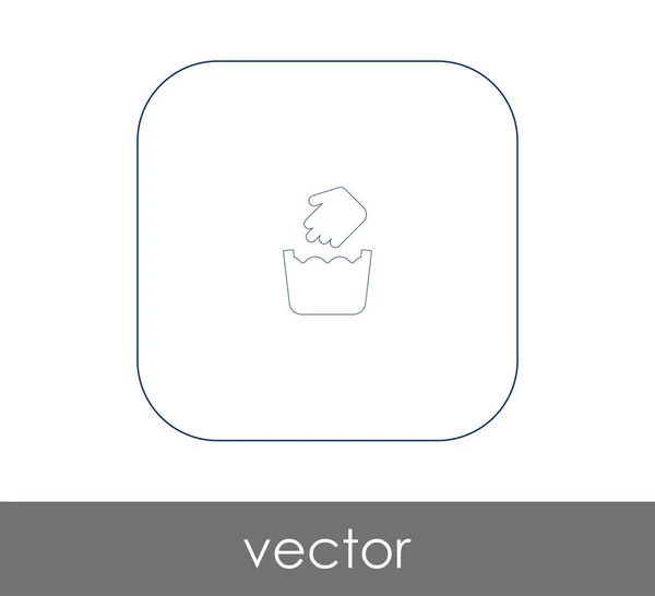 Illustration Vectorielle Conception Icône Lavage Des Mains — Image vectorielle