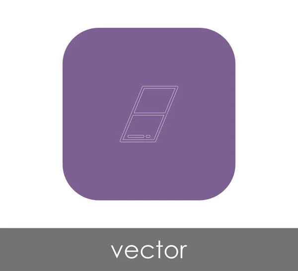 Radiergummi Flaches Symbol Vektorillustration — Stockvektor